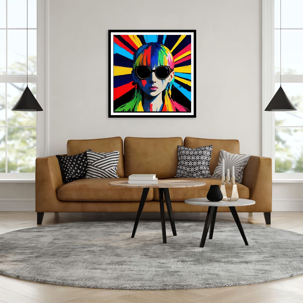 Signal — Neon Pop Art Fine Art Print | Aleksa Soul Art