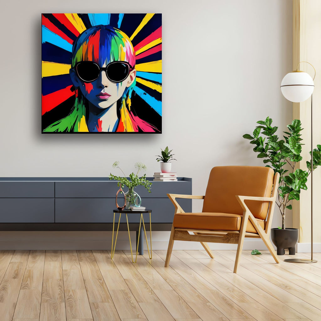 Signal — Neon Pop Art Fine Art Print | Aleksa Soul Art