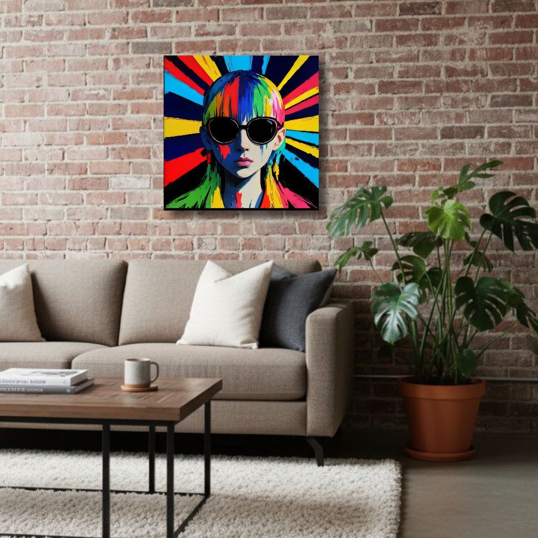 Signal — Neon Pop Art Fine Art Print | Aleksa Soul Art