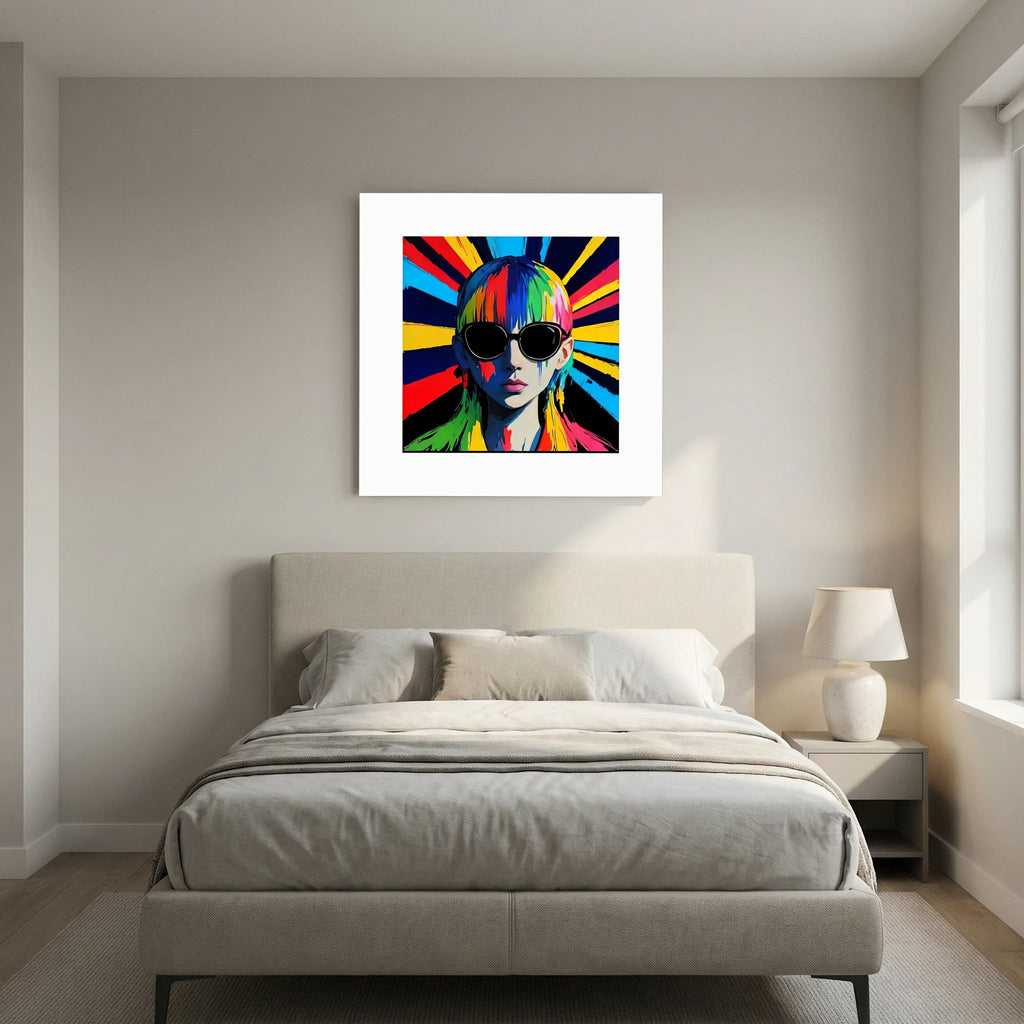 Signal — Neon Pop Art Fine Art Print | Aleksa Soul Art