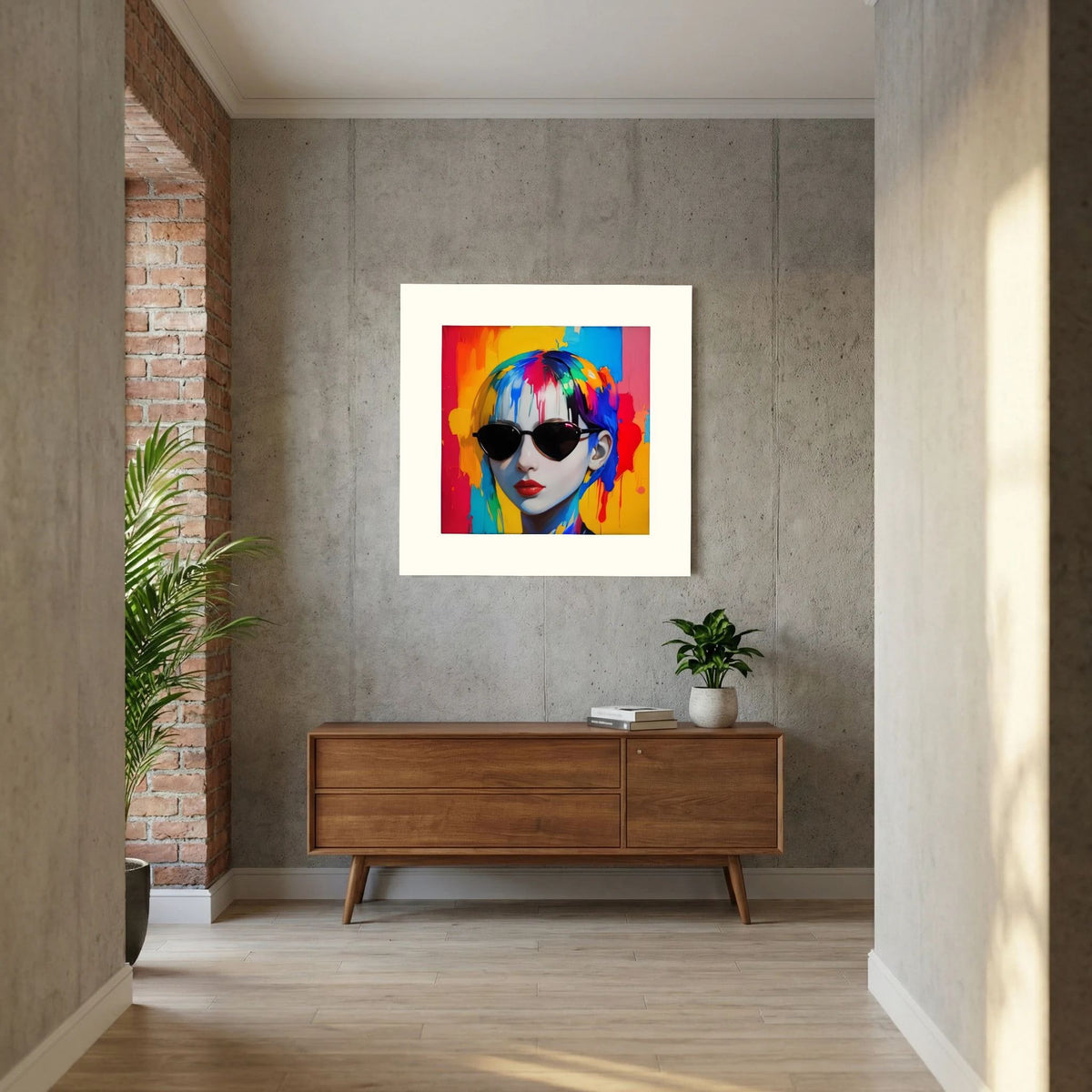 Color Authority – Fashion Portrait , Pop Art Woman, Fine Art Paper 