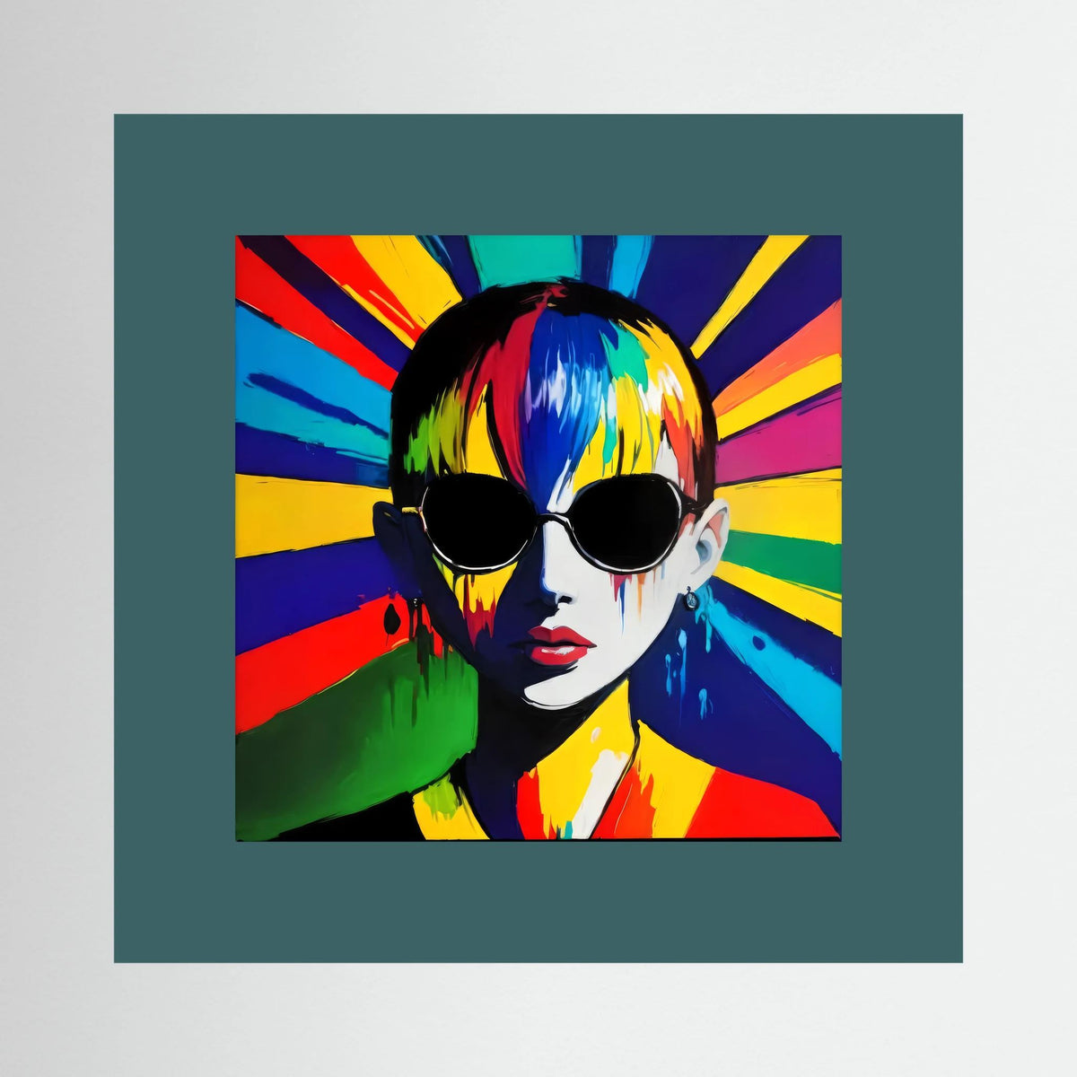 Radiance — Neon Pop Art Fine Art Print | Aleksa Soul Art