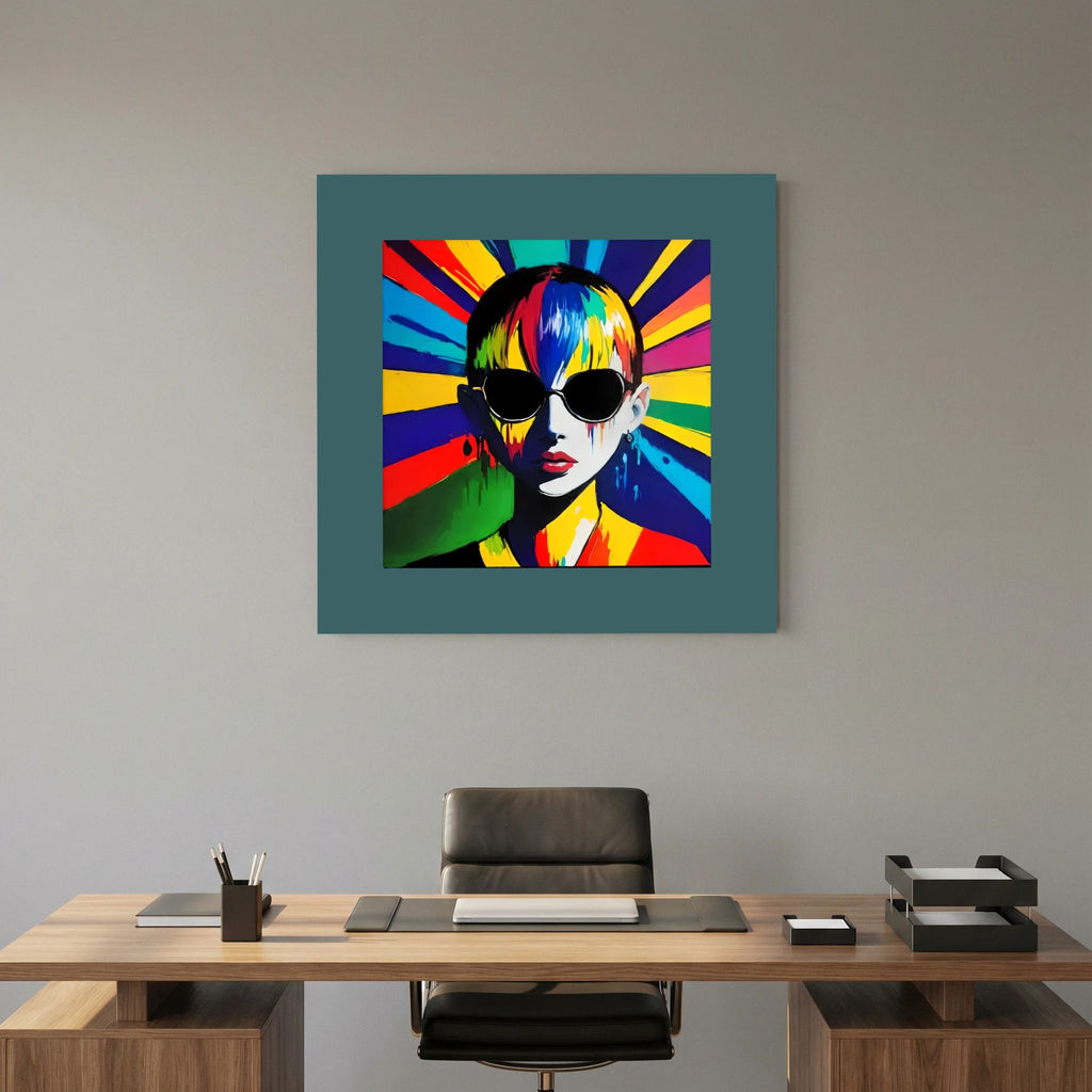 Radiance — Neon Pop Art Fine Art Print | Aleksa Soul Art