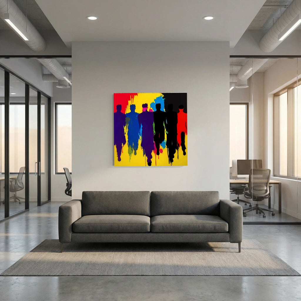 Crowded - Canvas
