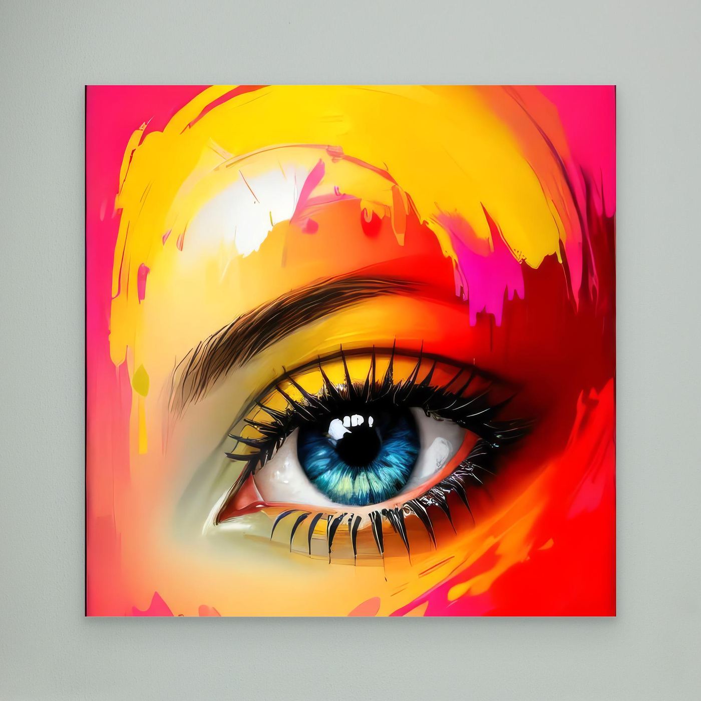 Clarity - Neon Pop Art Canvas & Fine Art Print