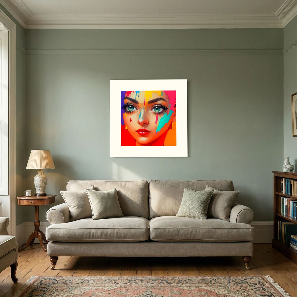Unfiltered - Vivid Neon Pop Art Fine Art Print