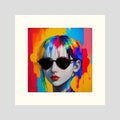 Color Authority – Fashion Portrait , Pop Art Woman, Fine Art Paper 
