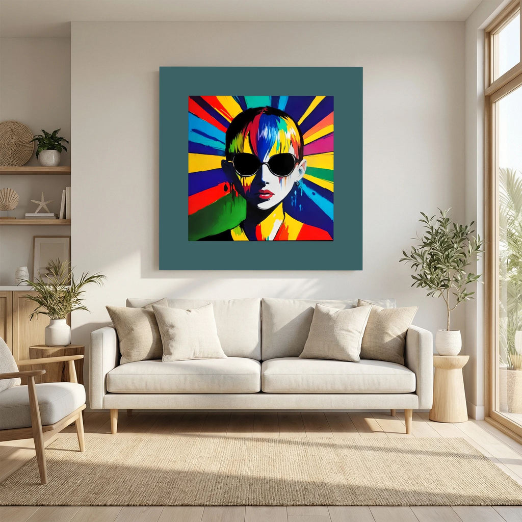 Radiance — Neon Pop Art Fine Art Print | Aleksa Soul Art