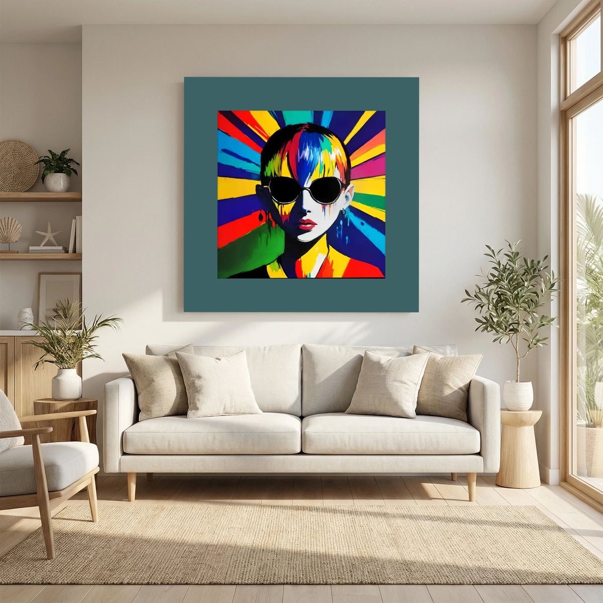 Radiance — Neon Pop Art Fine Art Print | Aleksa Soul Art