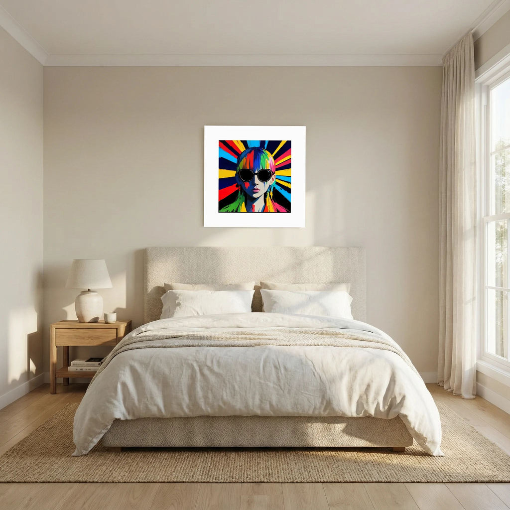 Signal — Neon Pop Art Fine Art Print | Aleksa Soul Art
