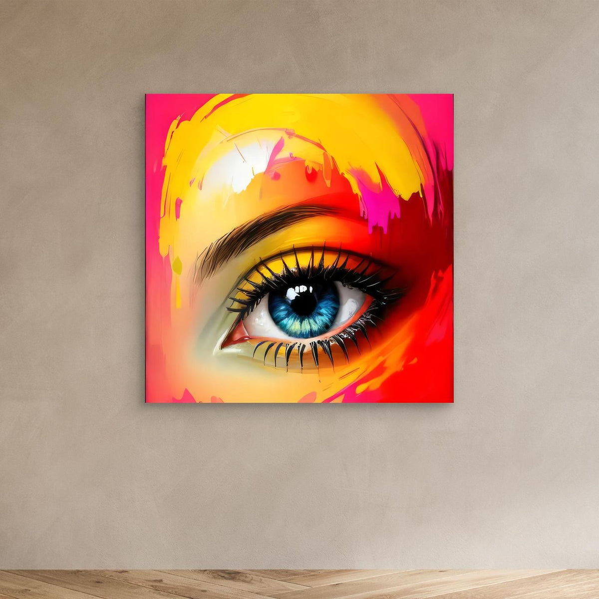 Clarity - Neon Pop Art Canvas & Fine Art Print