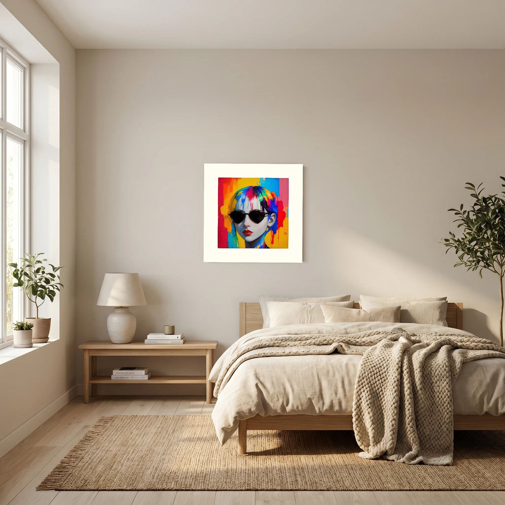 Color Authority – Fashion Portrait , Pop Art Woman, Fine Art Paper 