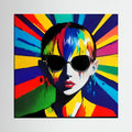 Radiance — Neon Pop Art Canvas Print | Aleksa Soul Art