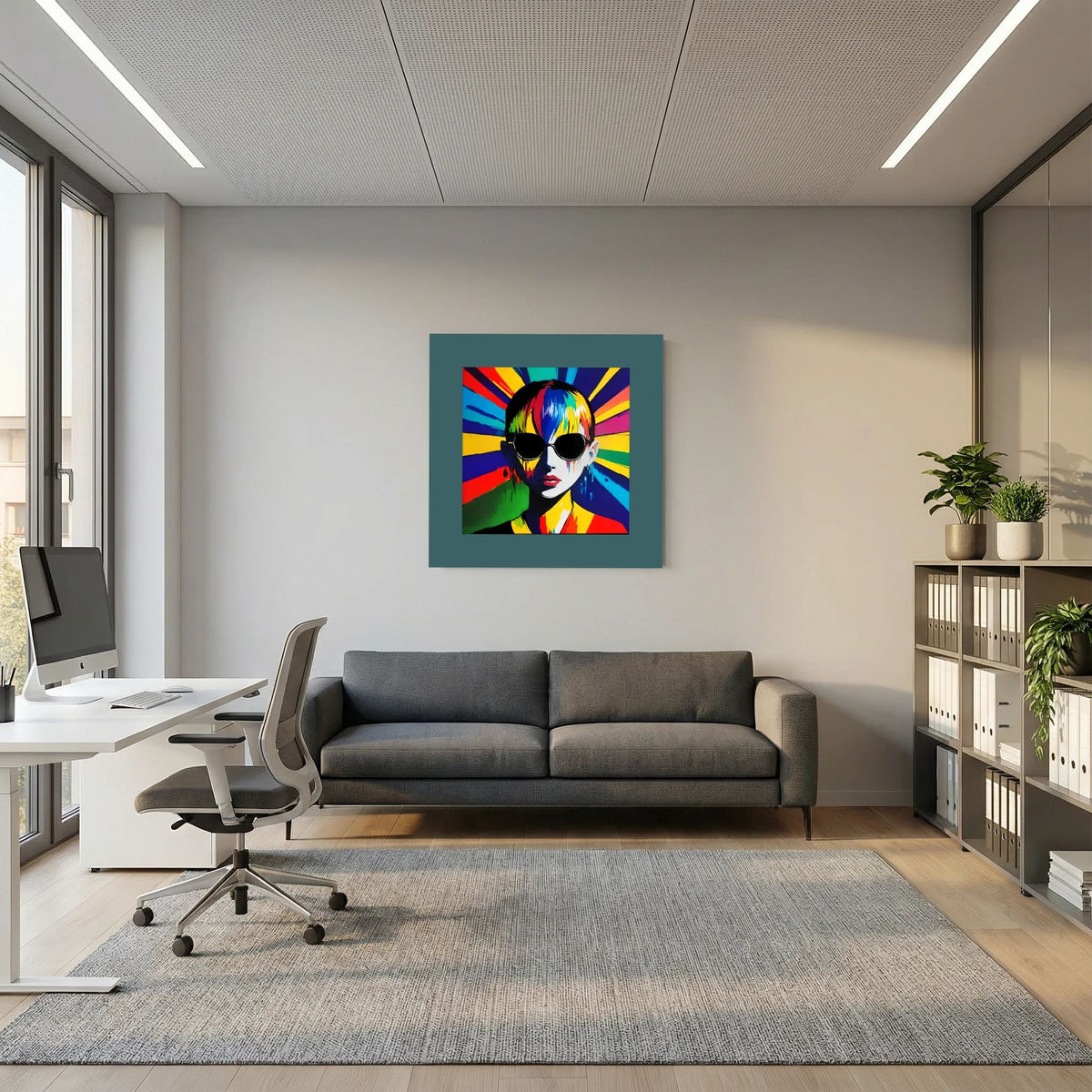 Radiance — Neon Pop Art Fine Art Print | Aleksa Soul Art