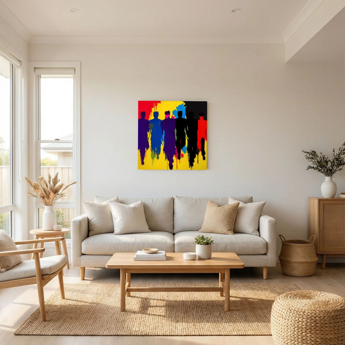 Crowded - Canvas