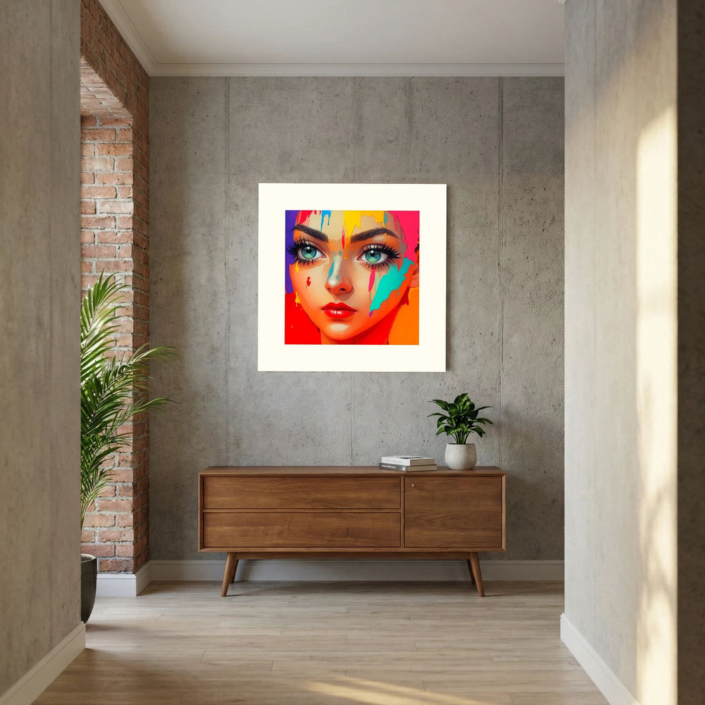 Unfiltered - Vivid Neon Pop Art Fine Art Print