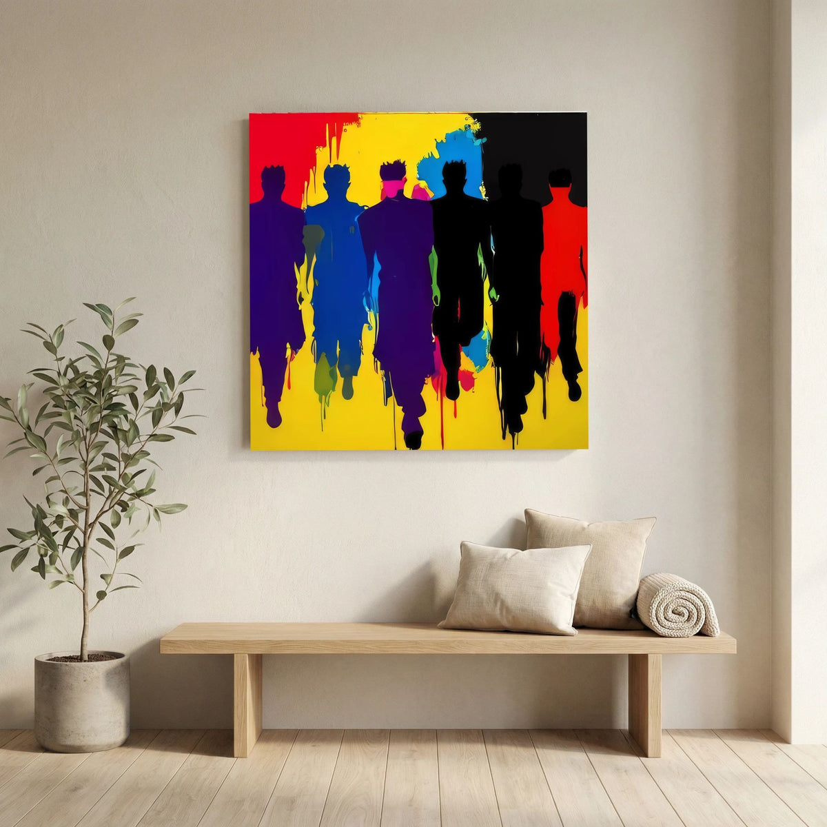 Crowded - Canvas