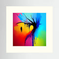 Witness — Neon Pop Art Landscape Fine Art Print | Aleksa Soul Art