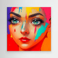 Unfiltered - Vivid Neon Pop Art Canvas 