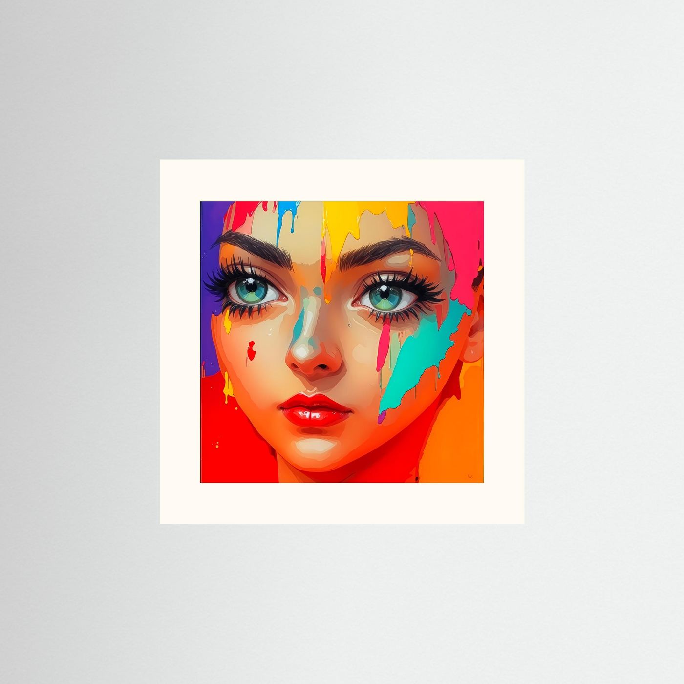 Unfiltered - Vivid Neon Pop Art Fine Art Print