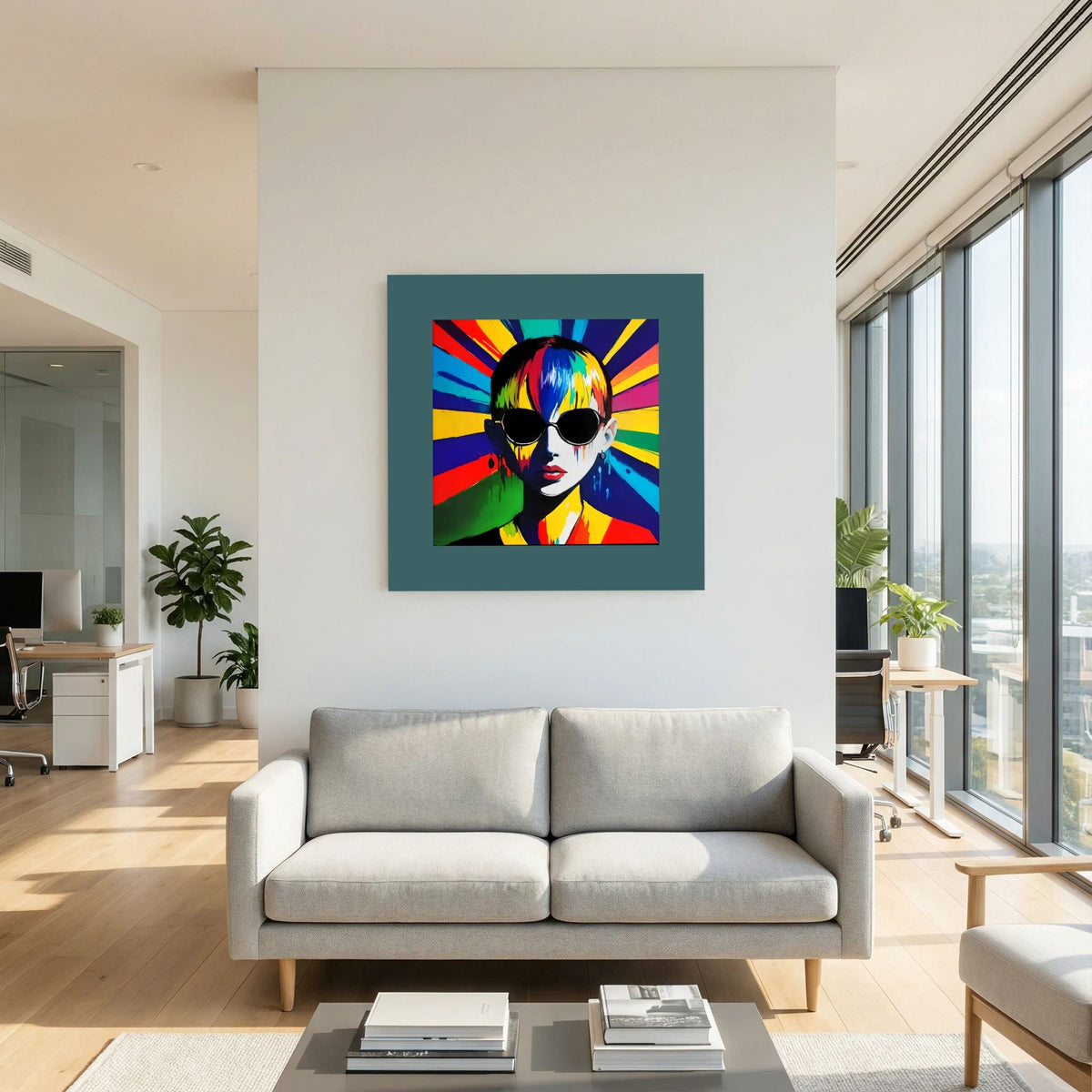 Radiance — Neon Pop Art Fine Art Print | Aleksa Soul Art