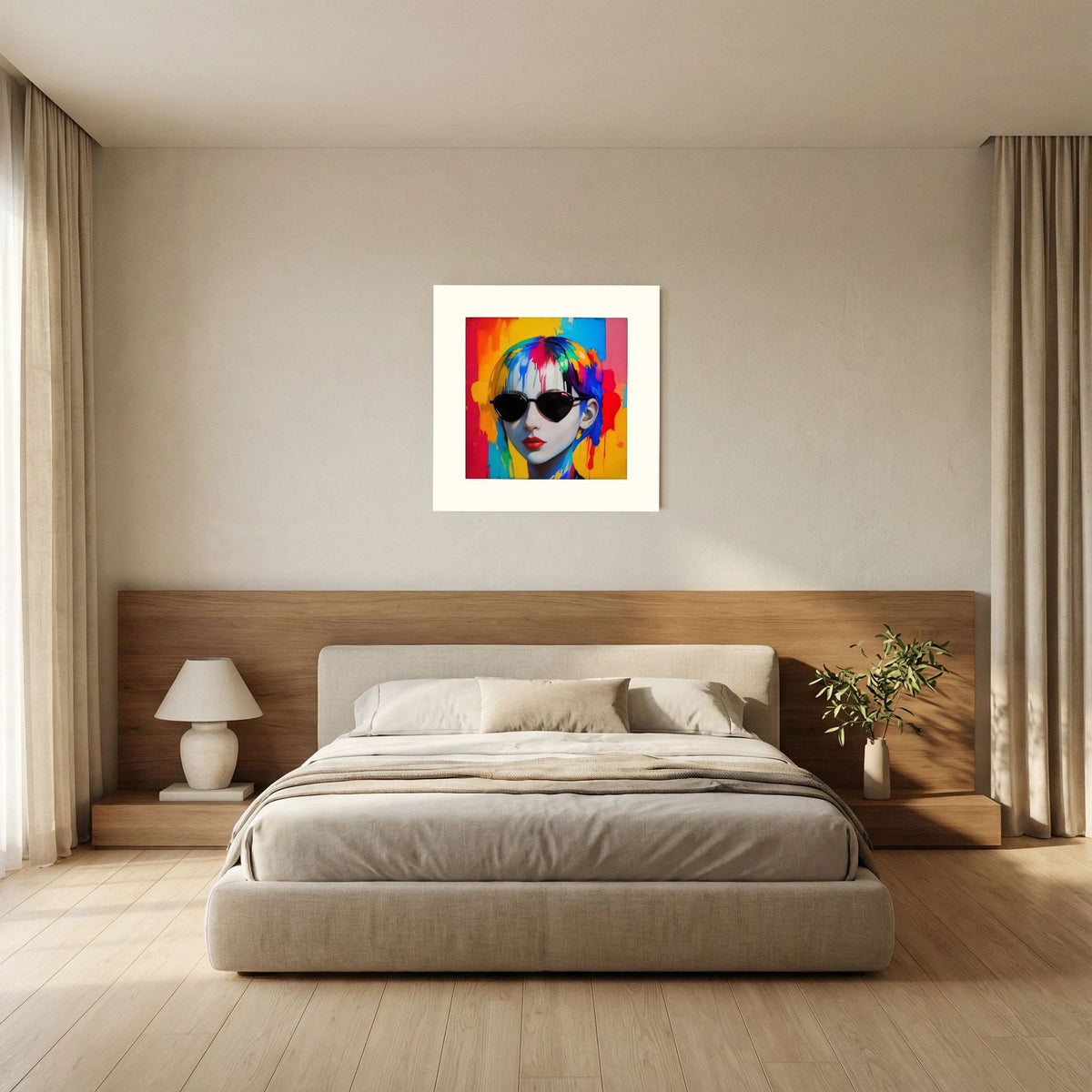 Color Authority – Fashion Portrait , Pop Art Woman, Fine Art Paper 